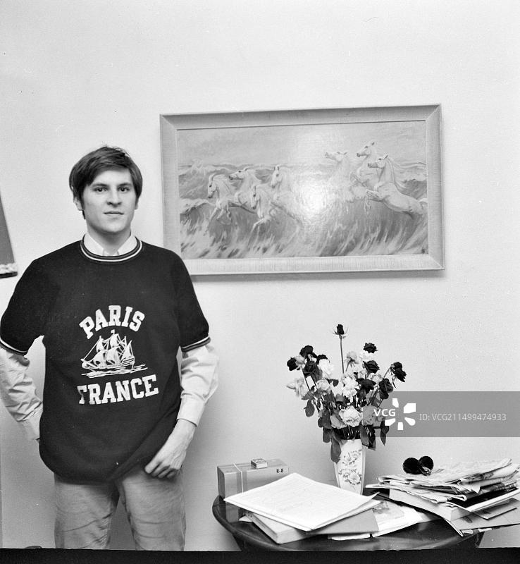 英国流行音乐家艾伦·普莱斯在伦敦图片素材