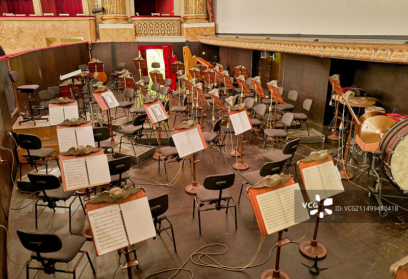 意大利那不勒斯坎帕尼亚圣卡洛皇家剧院图片素材