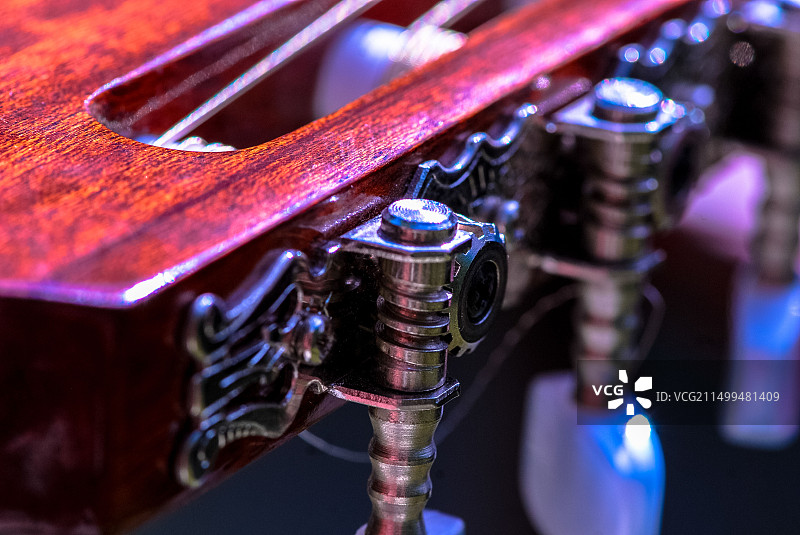 西班牙吉他细节图片素材