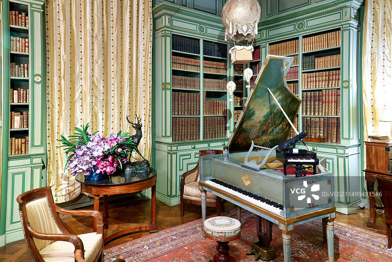 法国舍韦尼城堡，卢瓦尔河谷城堡群图片素材