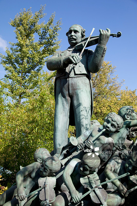 雕像，蒂沃利花园，哥本哈根，丹麦，斯堪的纳维亚，欧洲图片素材