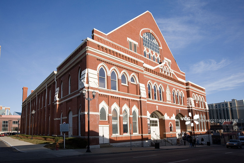 莱曼礼堂：美国田纳西州纳什维尔乡村音乐发源地图片素材