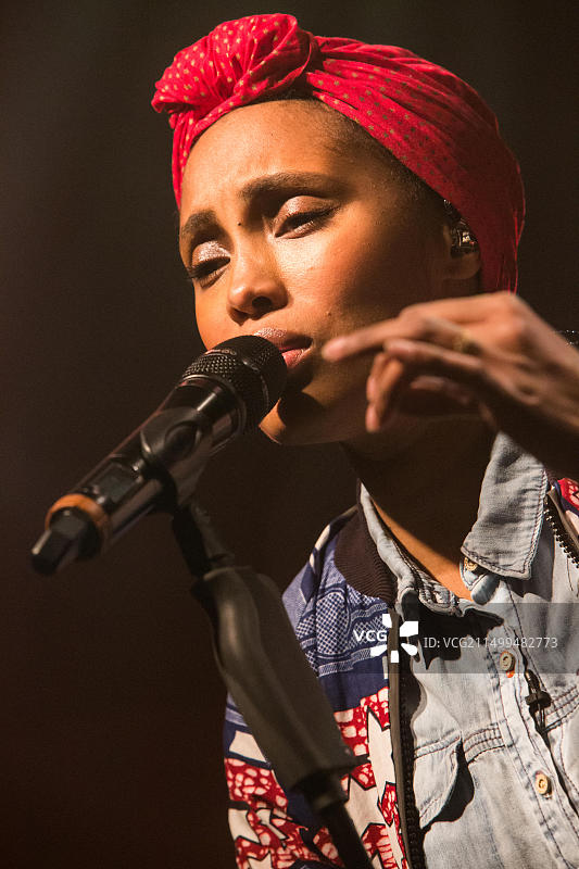 米兰 Alcatraz 剧院 IMANY 演唱会现场图片素材