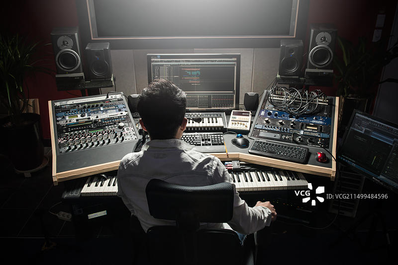 音响工程师图片素材