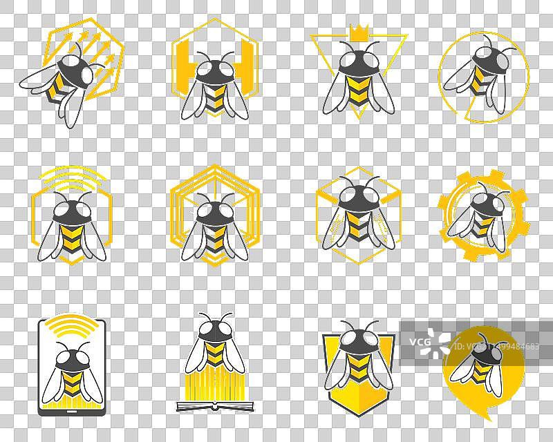 大黄蜂图标Logo合集图片素材