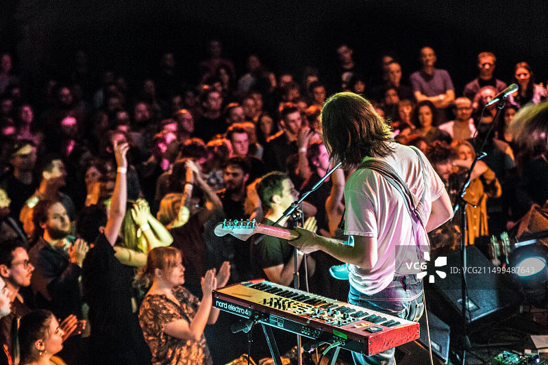 Parquet Courts在利物浦的现场表演图片素材