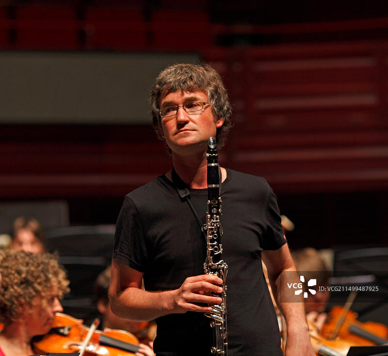 罗伯特·普莱恩-英国单簧管演奏家图片素材