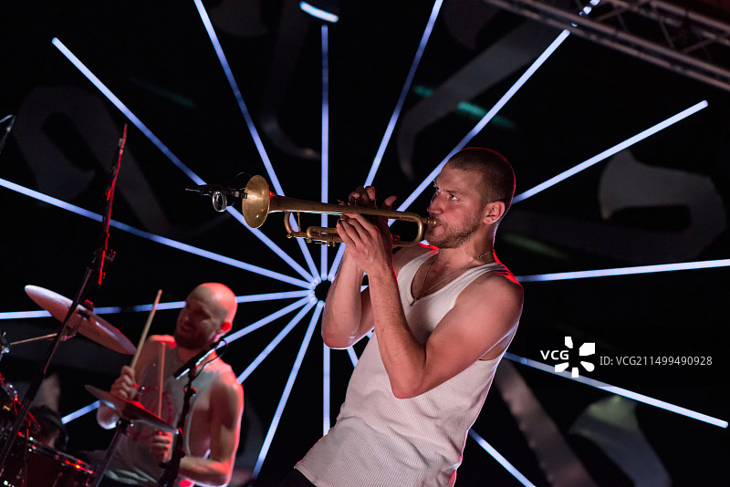 2013年华沙夏季爵士音乐节上的Pink Freud图片素材