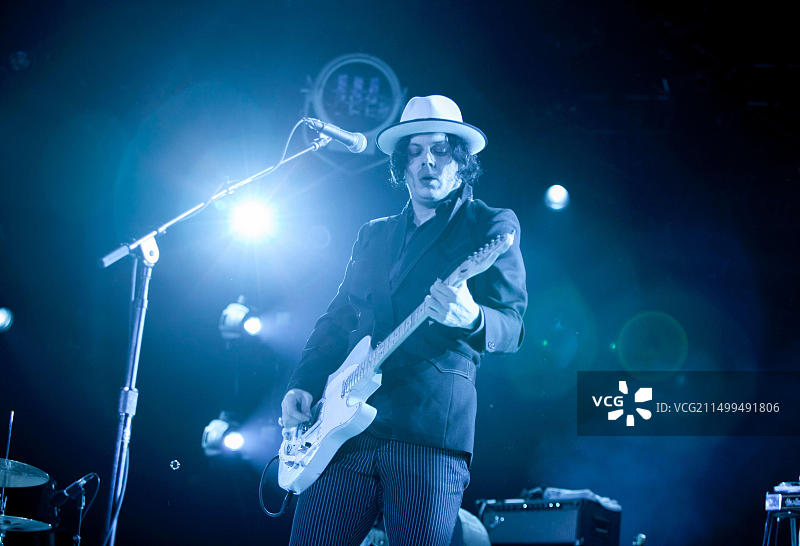 杰克·怀特现场表演图片素材