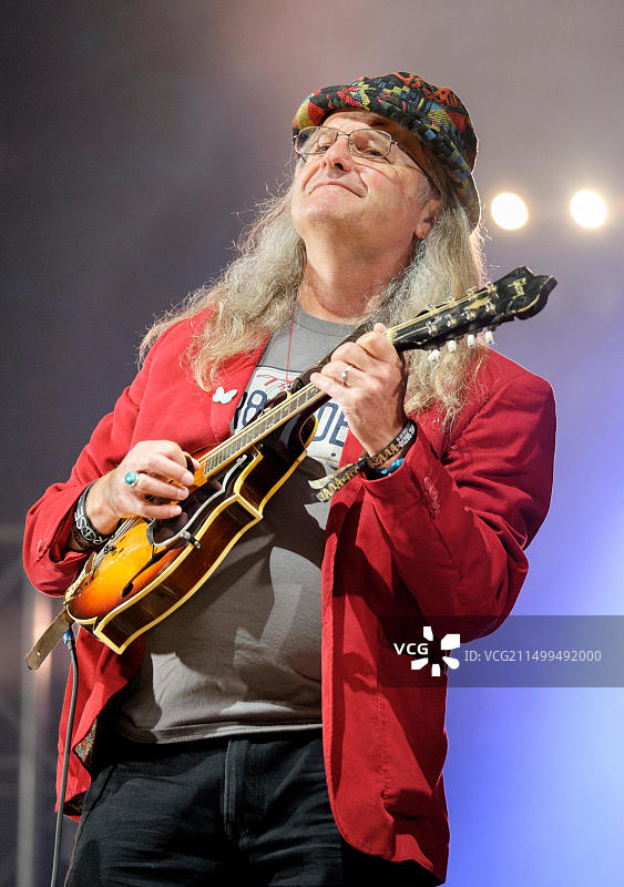 英国班伯里克罗普雷迪音乐节上的克里斯·莱斯利图片素材