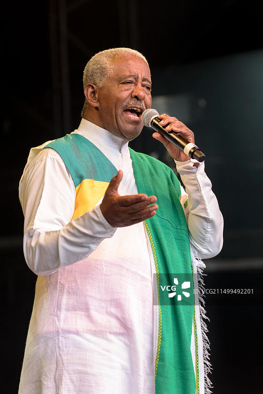 马哈茂德·艾哈迈德，WOMAD音乐节2015，英国图片素材