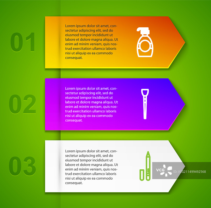 液体皂和化妆刷瓶套装图片素材