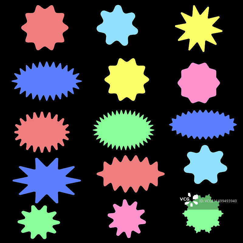 星 burst图片素材