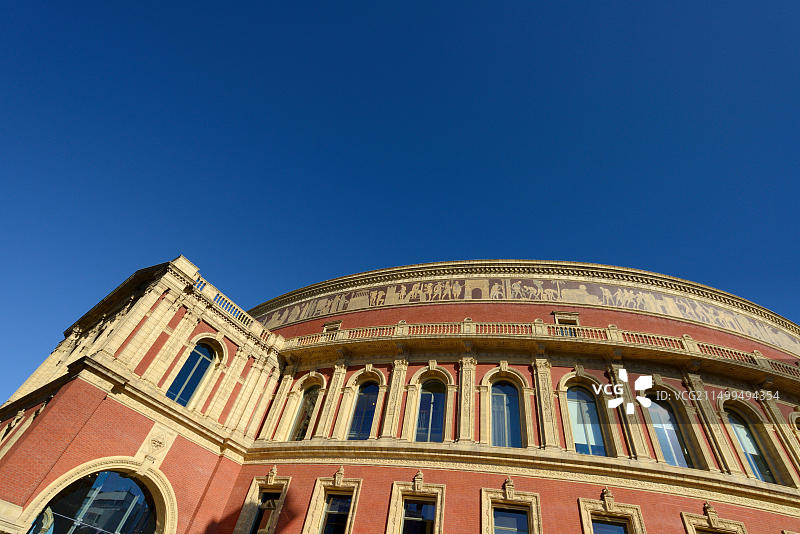英国伦敦肯辛顿-切尔西区皇家阿尔伯特音乐厅图片素材