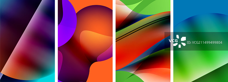 对称图案花瓣的彩色特写图片素材