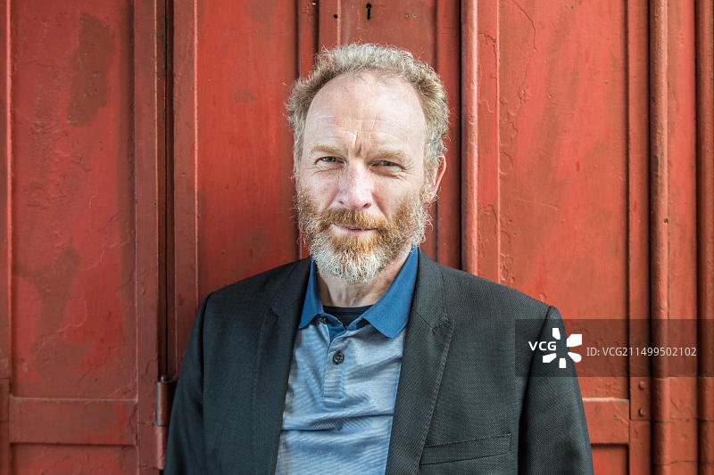 冰岛作家在意大利威尼斯参加国际文学节图片素材