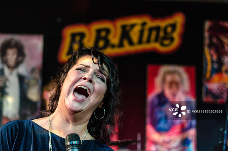 在莫斯科B.B. King酒吧演出图片素材