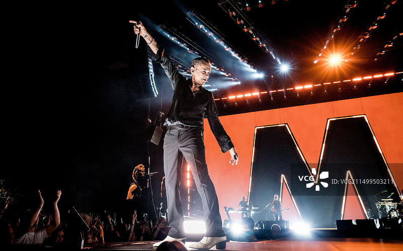 2023年5月16日，流行尖端乐队在阿姆斯特丹的欧洲巡演首演图片素材