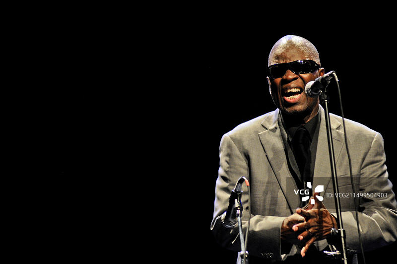 梅西奥·帕克，美国放克和灵魂爵士萨克斯管演奏家图片素材