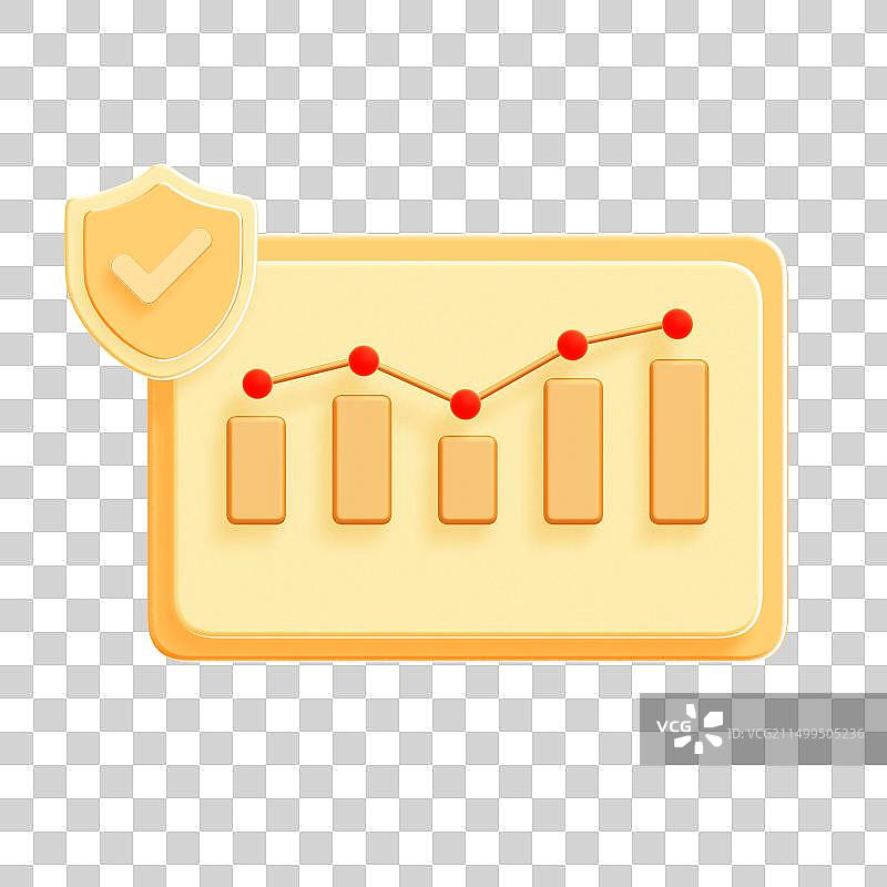 3D股市K线图图片素材