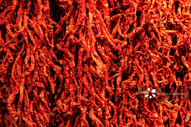 红色的辣椒满画幅背景图片素材