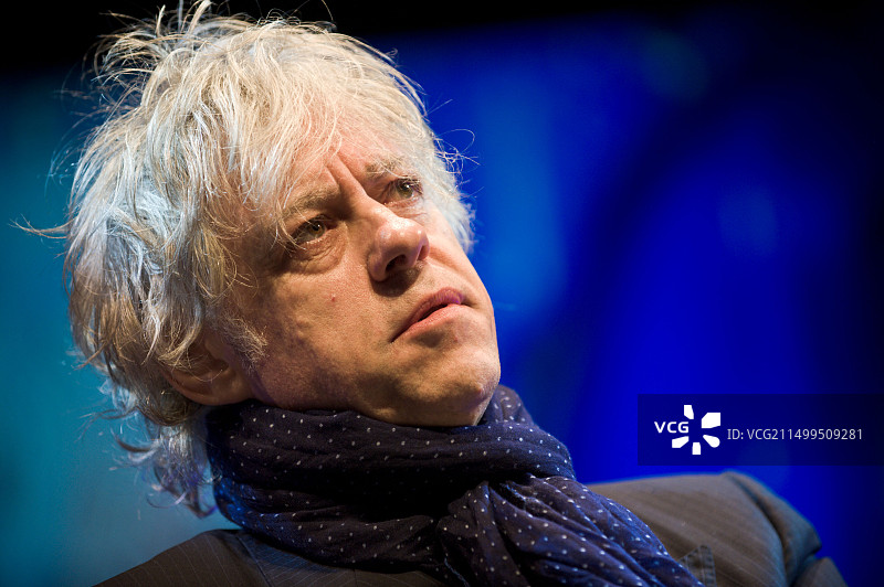 鲍勃·格尔多夫亮相2011海伊艺术节图片素材