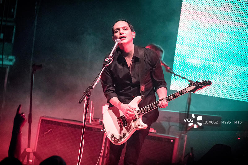 安慰剂乐队挪威演唱会布莱恩·莫尔科图片素材