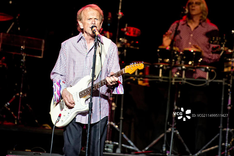 美国冲浪摇滚乐队海滩男孩在奥斯陆Spektrum演出图片素材