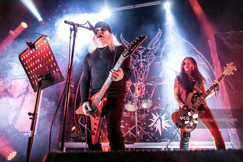 2022年挪威金属节：死亡凯旋乐队在奥斯陆演出图片素材
