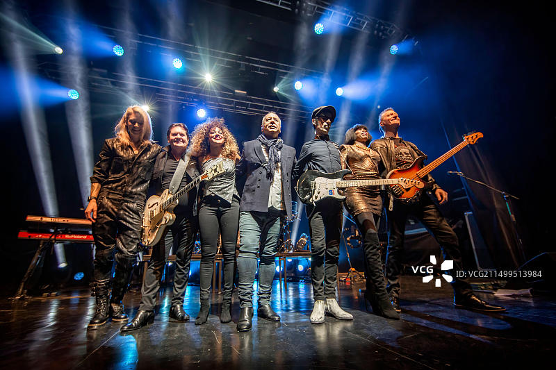 挪威奥斯陆Simple Minds乐队演唱会现场图片素材