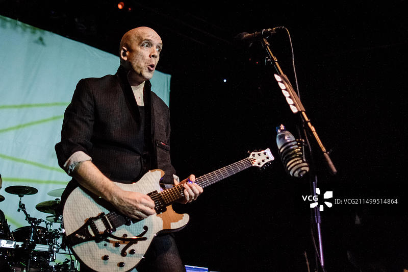 加拿大词曲作者Devin Townsend在哥本哈根演出图片素材