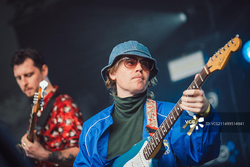 2019年丹麦 Heartland 音乐节：新西兰歌手 Connan Mockasin 现场音乐会图片素材