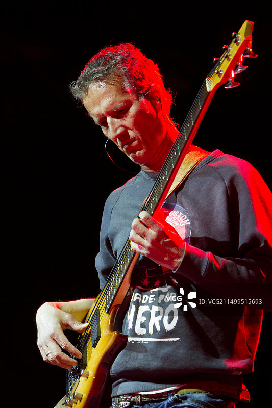 贝斯手Jean-Luc Lehr在都灵爵士音乐节上与Magic Malik三重奏（Malik Mezzadri）合作演出图片素材