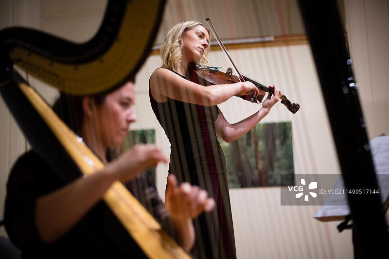 威尔士国家图书馆音乐艺术表演图片素材