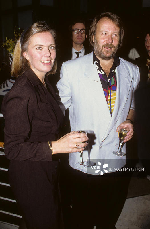 本尼·安德森音乐家与妻子莫娜图片素材