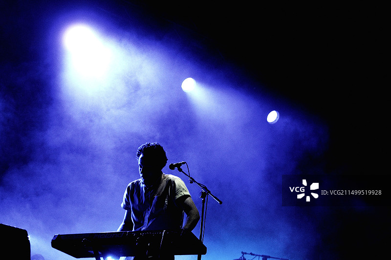 Metronomy乐队马德里音乐节表演图片素材