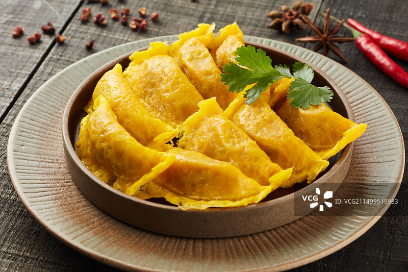 手工蛋饺图片素材