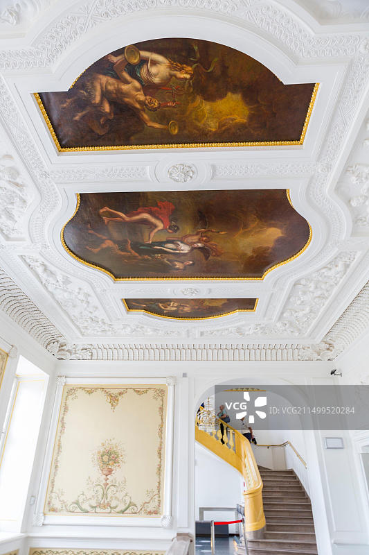 波兰马佐夫舍地区华沙，弗雷德里克·肖邦的故居已成为博物馆图片素材