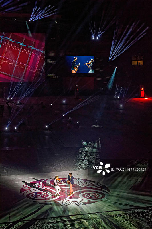 法国莫尔比昂洛里昂因特塞尔特节凯尔特音乐节图片素材