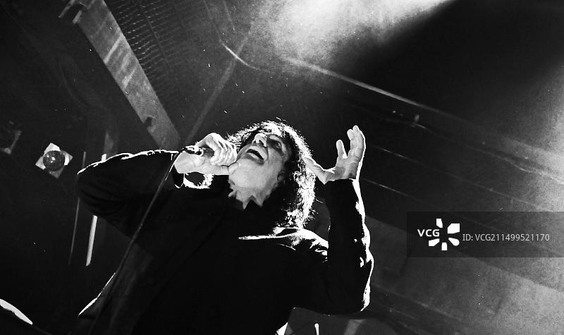 Jaz Coleman在Fabrik俱乐部演出（仅限编辑使用）图片素材