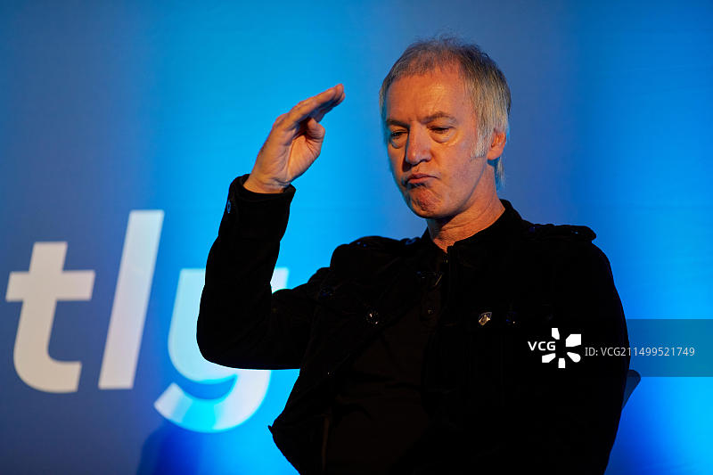 克林特·布恩曼彻斯特广播会议讲话图片素材