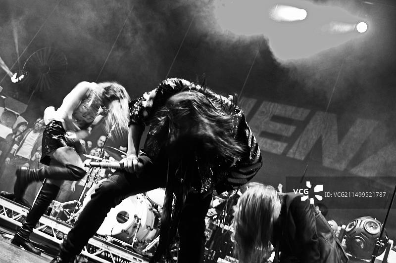 德国汉堡Mehr!剧院NENA现场演出（仅限编辑使用）图片素材