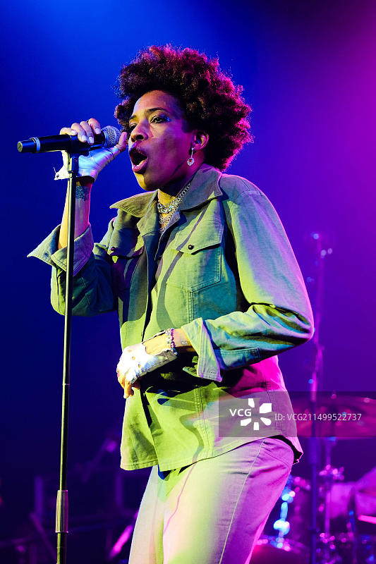 梅西·格雷在查尔顿公园WOMAD音乐节上表演图片素材