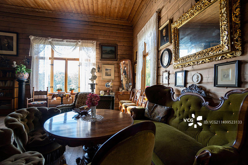 挪威卑尔根的爱德华·格里格故居特罗尔豪根图片素材