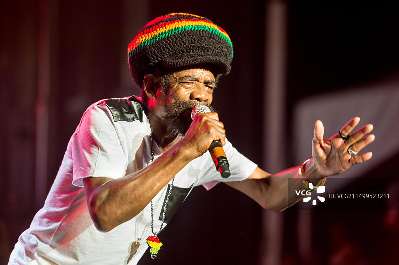 2015年8月16日，加拿**大**蒙特利尔。可可茶在蒙特利尔国际雷鬼音乐节上现场表演。©Marc Bruxelle/Alamy Live News图片素材