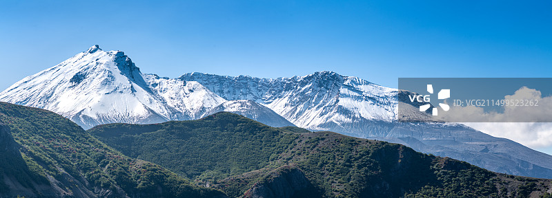 美国圣海伦斯火山图片素材