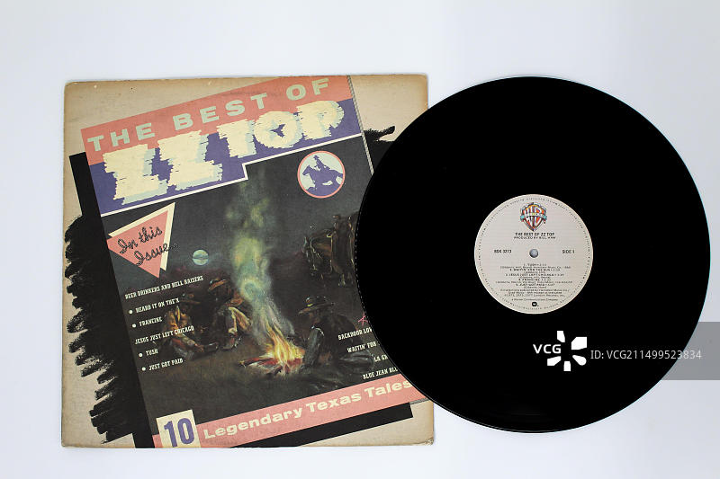ZZ Top乐队精选专辑封面黑胶唱片图片素材