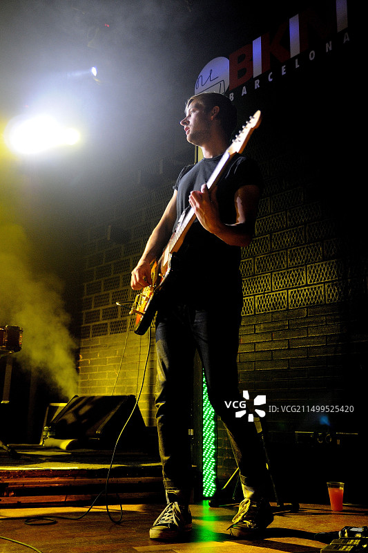 西班牙巴塞罗那：The Raveonettes乐队在Bikini演出图片素材