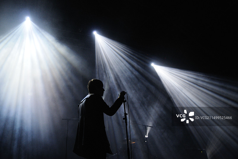 Cold Cave乐队在巴塞罗那音乐节图片素材