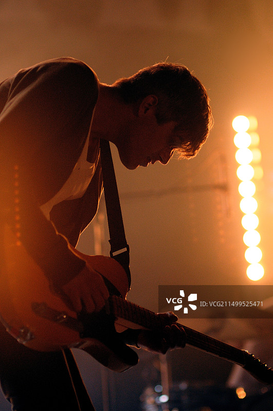 巴塞罗那音乐节现场乐队表演图片素材